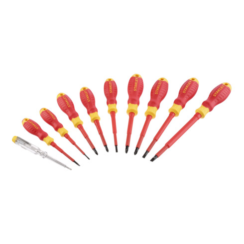 Stanley STANLEY VDE Schroefdr. Set, 10 stuks