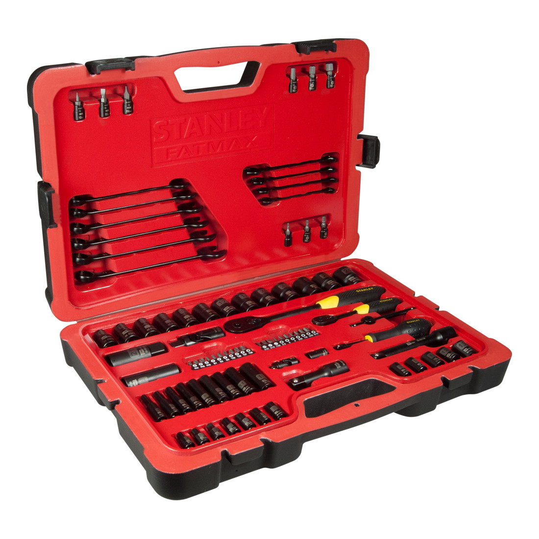 Stanley Steckschlüssel-Set 84-tlg 1/2+1/4