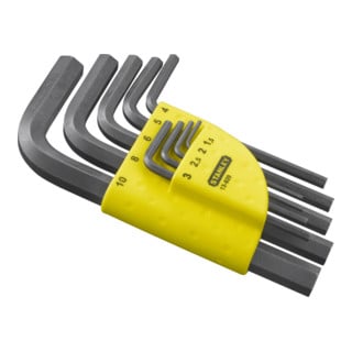Stanley Stiftschlüssel-Set 9-tlg kurz