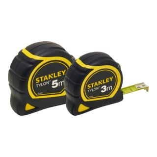 Stanley Tylon Mètre ruban lot de 2 3m+5m