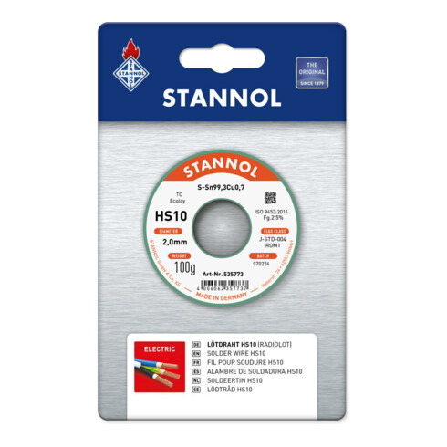 STANNOL Radiolot n° 940047 SB 100 g