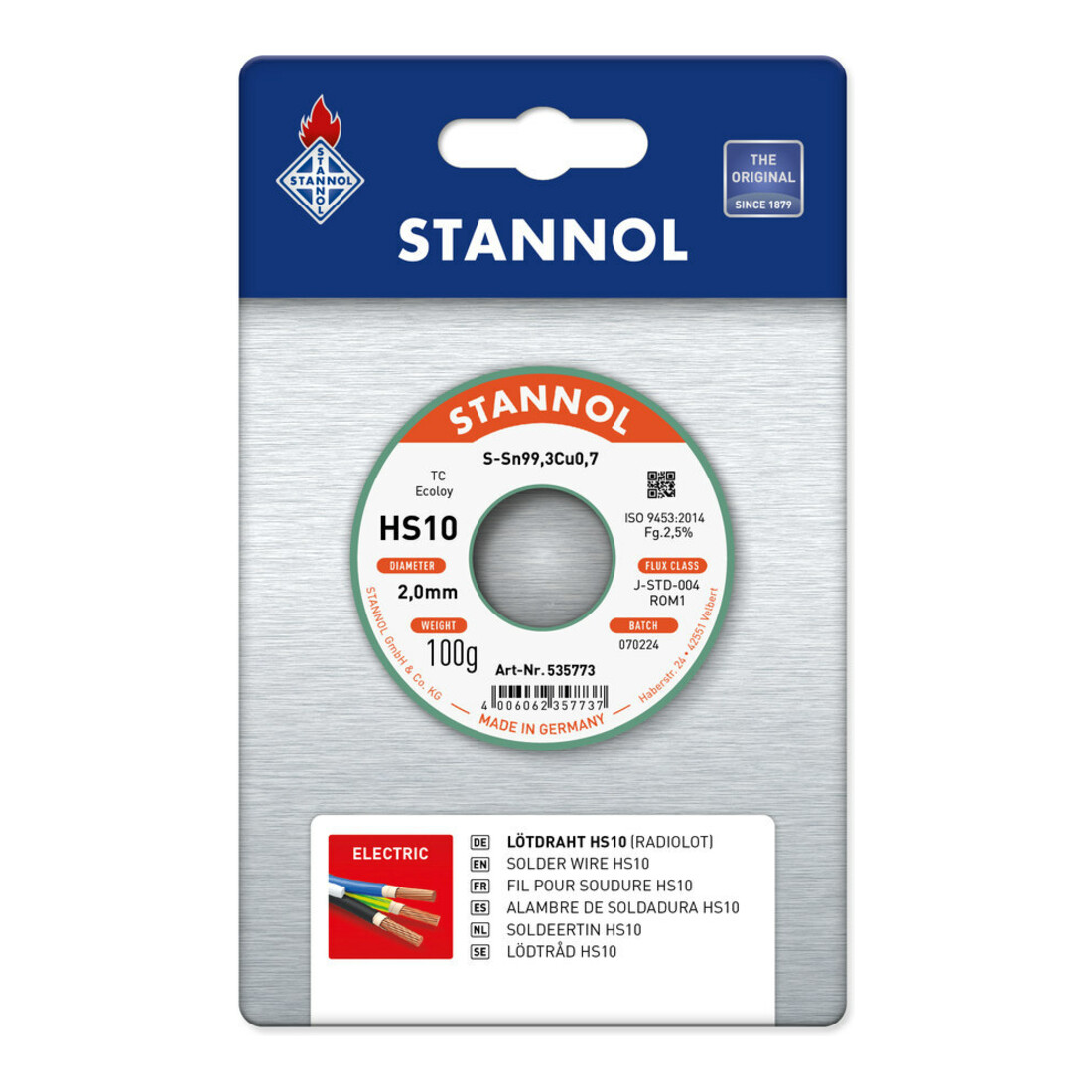 STANNOL Radiolot Nr. 940047 SB 100 g