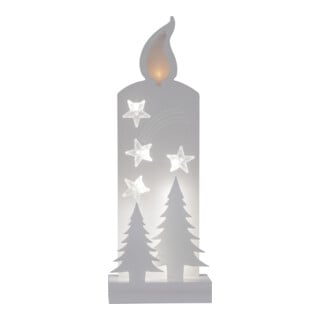 Star LED-Fensterleuchter 650-17 weiß 13 x 36 cm