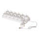 Star Set de 12 bougies chauffe-plat LED 061-05 blanches avec station de charge
