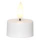 Star Set de 12 bougies chauffe-plat LED 061-05 blanches avec station de charge