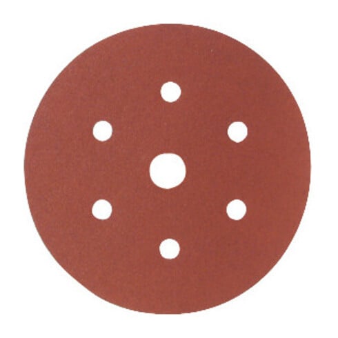 Starcke Papier-Klett-Schleifscheibe (A) Lochung 6fach + 1,⌀ 150 mm, Körnung: 120