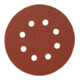 Starcke Papier-Klett-Schleifscheibe (A) Lochung 8fach,⌀ 125 mm, Körnung: 600