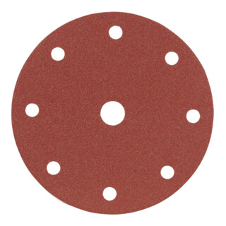 Hard papier Velcro-slijpschijf (A) Perforatie 8-voudig