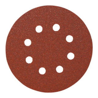 Hard papier Velcro-slijpschijf (A) Perforatie 8-voudig