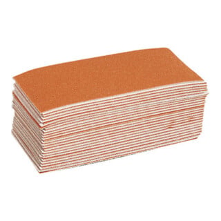 Starcke schuurpapier set 50 stuks ongeperforeerd (L x B: 140 x 64 mm) 140 x 67 mm