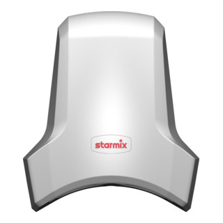 Starmix Asciugatore per mani in plastica bianco, cilindrico