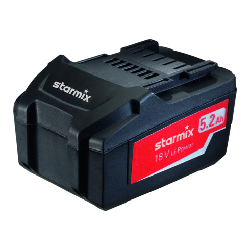 Starmix accu pak Li-Power 18V 5.2 Ah