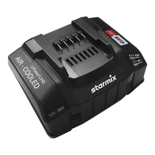 Starmix Chargeur rapide ASC 145 (pour batteries Li-Ion 12-36V) prise EU