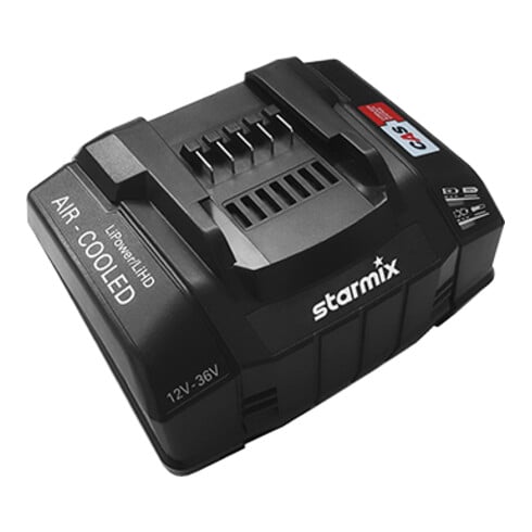 Starmix Chargeur rapide ASC 145 (pour batteries Li-Ion 12-36V) prise EU