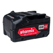 Starmix Pack batterie 18V Li-Power 5,2 Ah