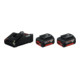 Bosch Starter set per batteria : 2 x GBA 18 Volt 4,0 Ah e GAL 18V-40-1