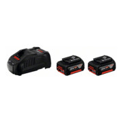 Bosch Starter set per batteria : 2 x GBA 18 volt 5,0 Ah e GAL 1880 CV