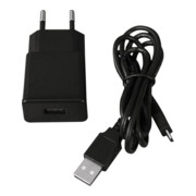 Station d'alimentation Chargeur IN AC 100-240V / OUT DC 5V/1A, Mini-USB-1