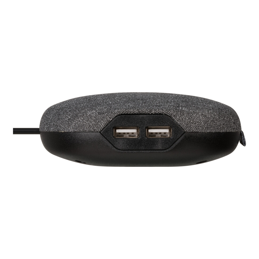 Station de charge Brennenstuhl estilo avec surface textile (prise de meuble avec 1x prise Euro et 2x chargeur USB) noir/anthracite