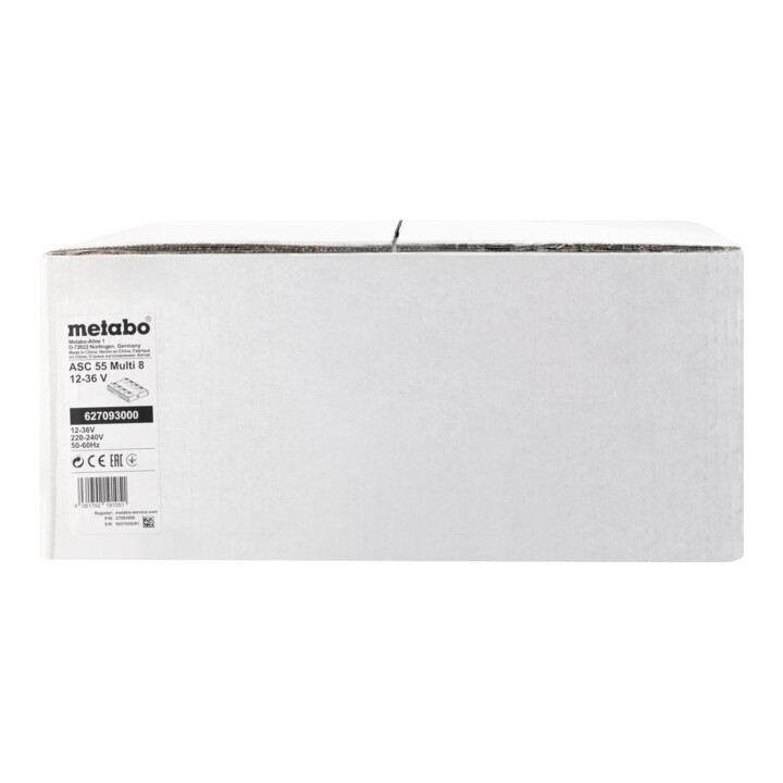 Station de recharge rapide Metabo ASC 55 MULTI 8, 12-36V
