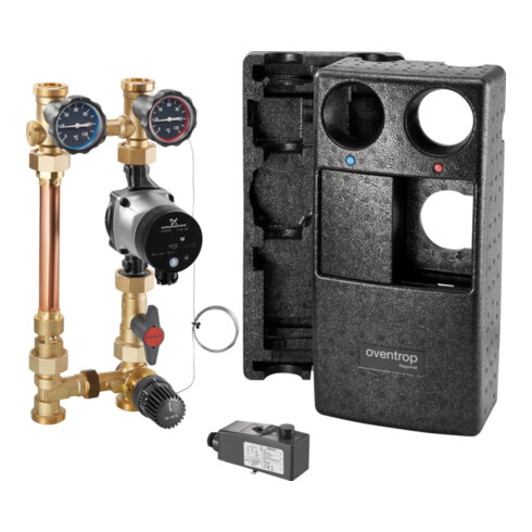 Oventrop Anbindsyst. Regumat F-180 DN 25, Grundfos-Pumpe ALPHA2 25-60