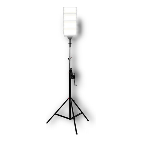 Stativ max. 4,30m für Iluminator Farbe: schwarz Tragfähigkeit: max 50 kg