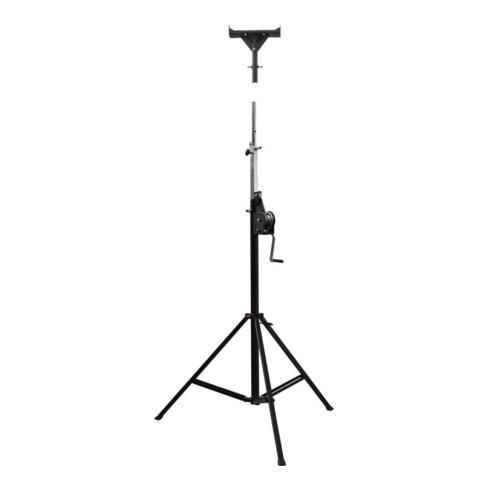 Stativ max. 4,30m für Iluminator Farbe: schwarz Tragfähigkeit: max 50 kg