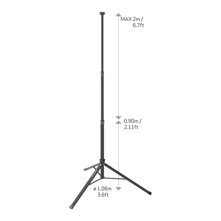 Stativ TRIPOD 2m D.1,06m Nutz-H.min./max.0,9-2m f.Arbeitsleuchten SCANGRIP