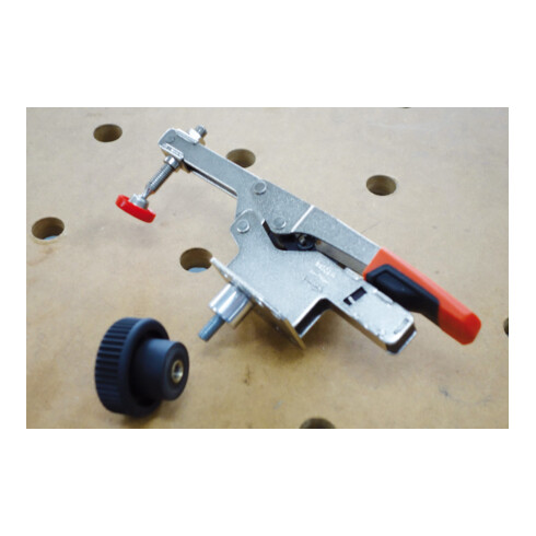 Sauterelle à serrage vertical Bessey STC-HH avec accessoires
