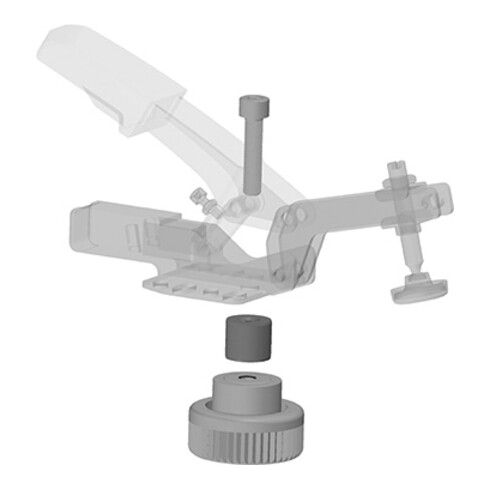 Sauterelle à serrage vertical Bessey STC-HH avec accessoires