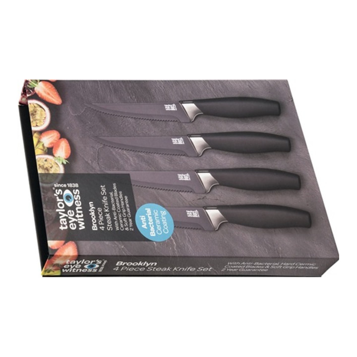 Steak-Messerset 4-tlg.feste Kl.Krt.