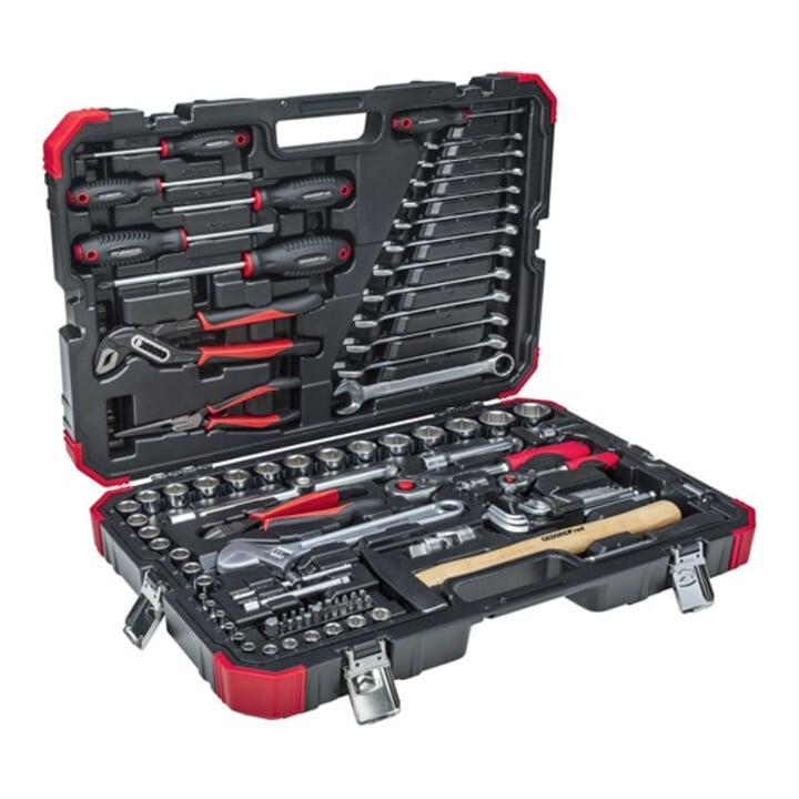 Steckschlüssel-/Handwerkzeugkoffer R4600 3100 100-tlg.SW 4-32mm GEDORE RED