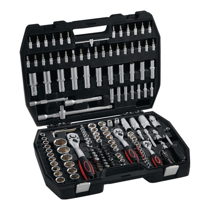 Steckschlüsselsatz 171-tlg.1/4+3/8+1/2 Zoll SW 4-32mm Z.72/72/72 6KT NOW