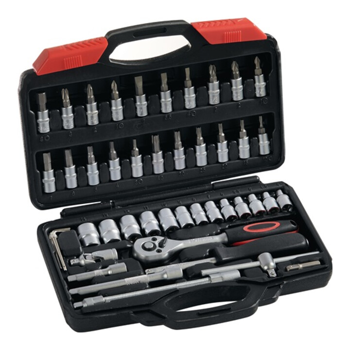 Steckschlüsselsatz 45-tlg.1/4 Zoll SW 4-14mm Z.72 6KT NOW