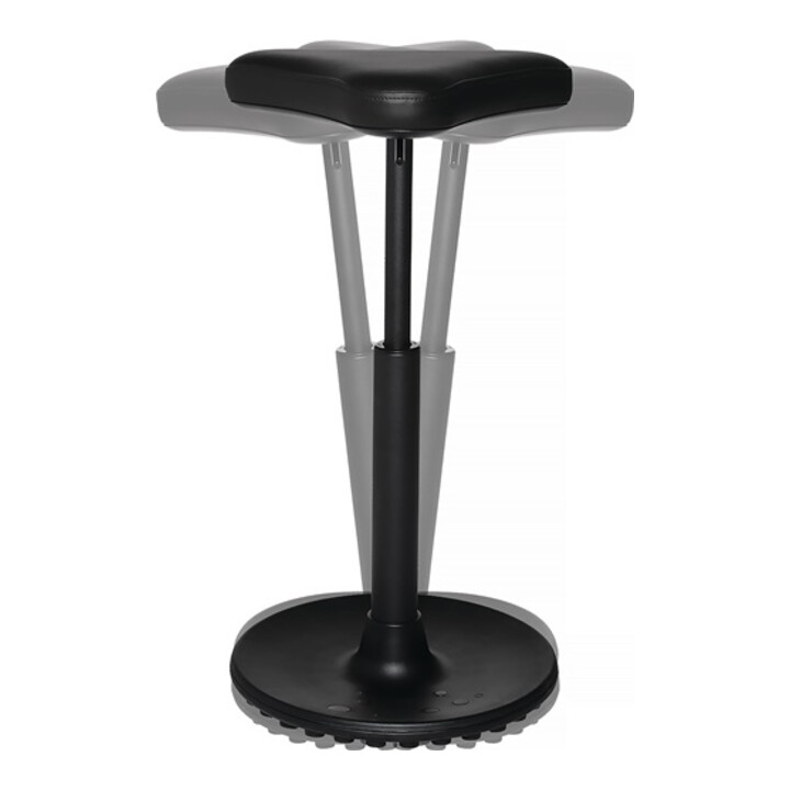 Stehhilfe Kunstleder Sitz-H.570-770mm STA schwarz TOPSTAR