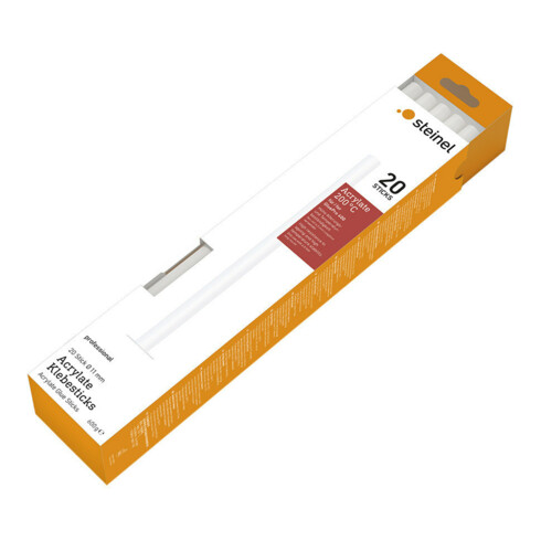 steinel Bâtons de colle, diamètre 11 mm, acrylate, boîte de 20 pour GluePRO 300/400 LCD