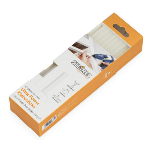 steinel Bâtons de colle, diamètre 7 mm Ultra Power, sachet de 40 pièces