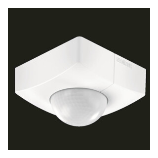 STEINEL Détecteur de mouvement IS 345 MX COM1 AP 360° blanc pour allées de stockage en hauteur