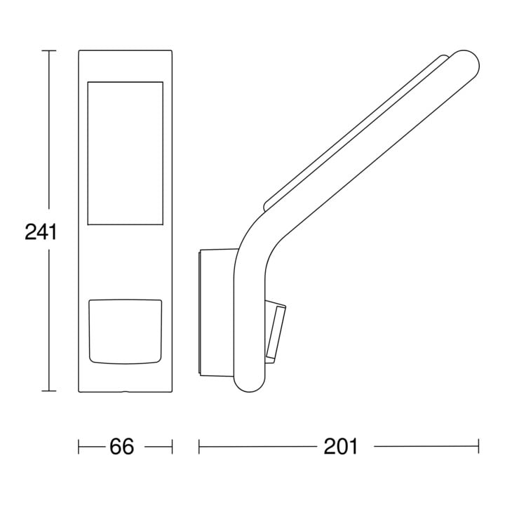 Steinel Projecteur LED à capteur XLED SLIM anthracite