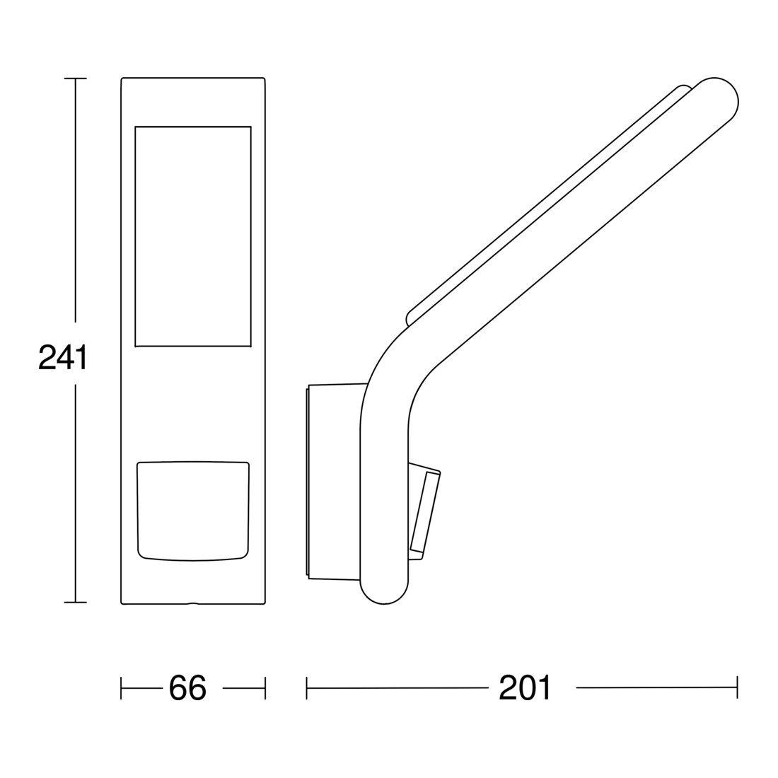 Steinel Projecteur LED à capteur XLED SLIM anthracite