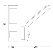 Steinel Sensor-LED-Strahler XLED SLIM anth-4