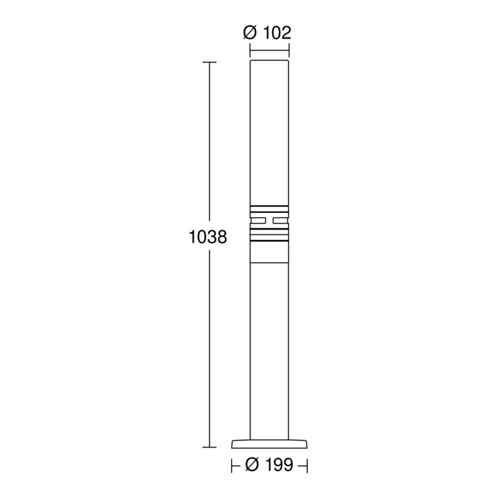 Steinel Sensor-Leuchte 8,6W 812lm 3000K GL 60 LED