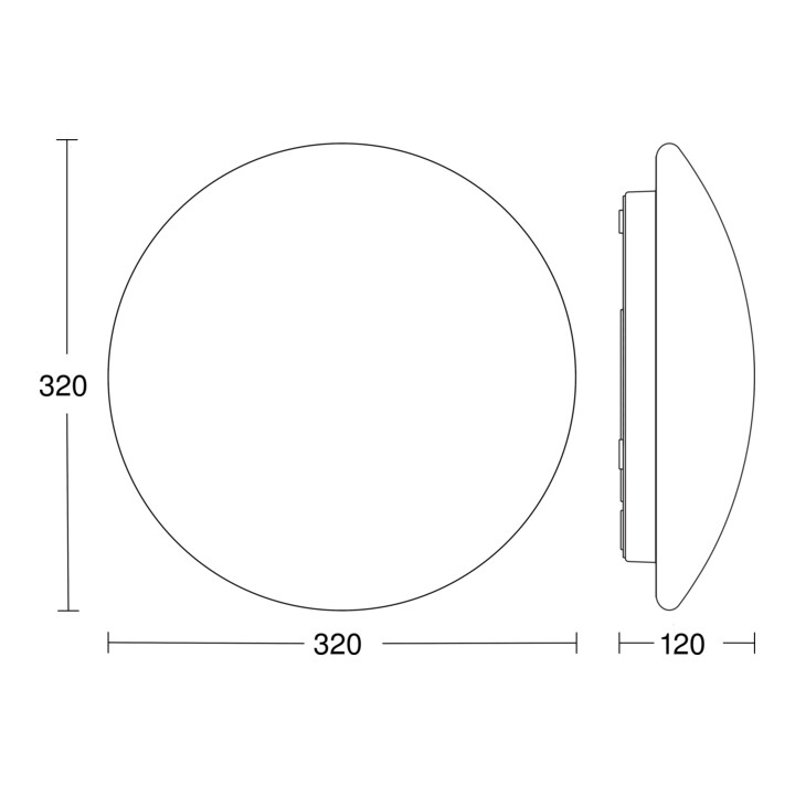 Steinel Sensorinnenleuchte RS PRO LED P2 WW