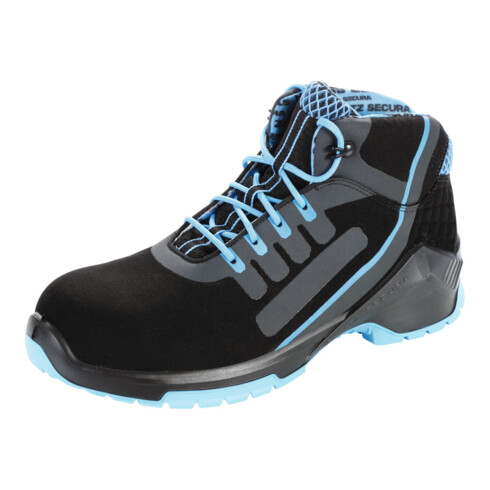 STEITZ SECURA Bottines à lacets noir/bleu VD PRO 1800 ESD, S2 XB, Pointure UE : 41