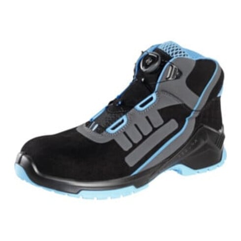 Steitz Secura Bottinesà lacets noires/bleues VD PRO 1800 ESD, S2 NB BOA, Pointure UE: 46