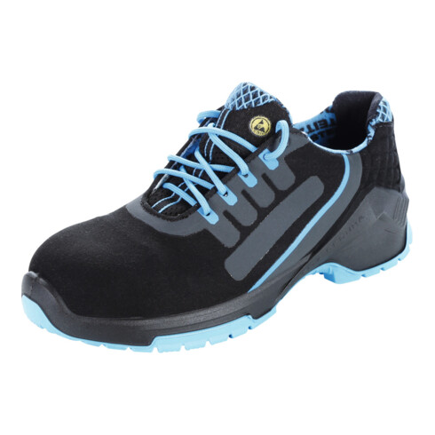 Steitz Secura Chaussures basses noir/bleu VD PRO 1500 ESD, S2 NB, Pointure EU: 36