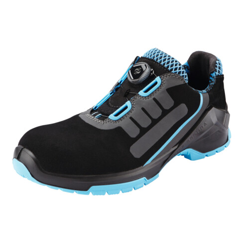 STEITZ SECURA Chaussures basses noires/bleues VD PRO 1500 ESD, S2 XB BOA, Pointure UE : 45