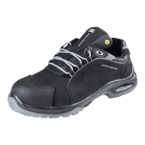 Steitz Secura Chaussures basses noires, version XB ESD 756 SMC, S3 NB, Pointure UE: 42