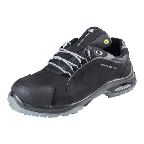 Steitz Secura Chaussures basses noires, version XB ESD 756 SMC, S3 NB, Pointure UE: 44