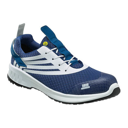 STEITZ SECURA Halbschuh CP 4400, blau-weiß, ESD NB S1, Gr. 42